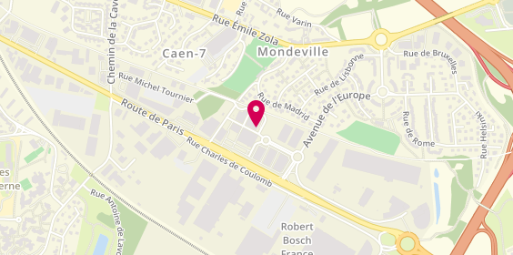 Plan de L'Orange Bleue, Zone Artisanale de la Vallée Barrey
2 Rue Alcide de Gasperi, 14120 Mondeville