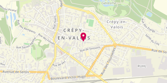 Plan de Crepy Forme, 18 Bis Rue Jean Jacques Rousseau, 60800 Crépy-en-Valois
