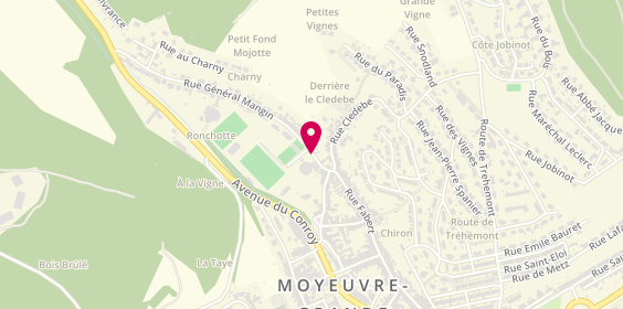 Plan de Moyeuvre Grande Tc, 9 Rue Mangin, 57250 Moyeuvre-Grande