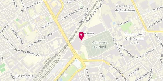 Plan de UCPA Sport Station Grand Reims, 5 Boulevard Jules César, 51100 Reims
