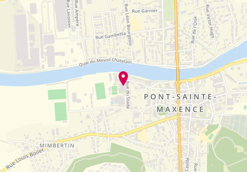 Plan de Tennis Club de Pont-Sainte-Maxence, Rue du Professeur Ramon, 60700 Pont-Sainte-Maxence