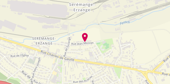 Plan de Seremange Ct, Rue Jean Monnet, 57290 Serémange-Erzange