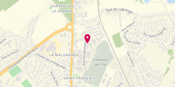 Plan de Fitness Space, 12 Rue des Balanciers, 57100 Thionville