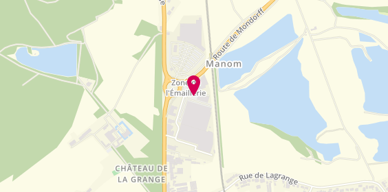 Plan de Soccer Arena Manom, 44 Route de Luxembourg, 57100 Manom