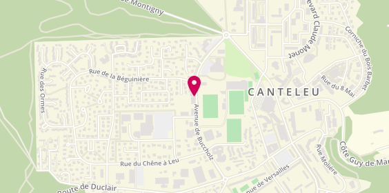 Plan de Canteleu Tennis Club, Centre Sportif Alain Calmat Avenue Buchholz, 76380 Canteleu