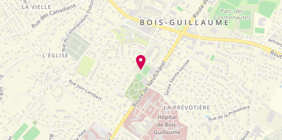 Plan de Uscb Tennis, 1422 Rue de la Haie, 76230 Bois-Guillaume