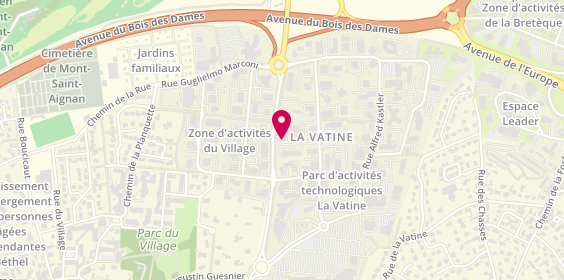Plan de Studio Fitness - la Vatine, 33 square Raymond Aron, 76130 Mont-Saint-Aignan