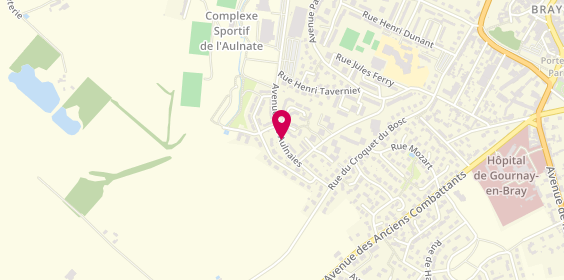 Plan de Asgournay Natation, Piscine Municipale Avenue Aulnaies, 76220 Gournay-en-Bray