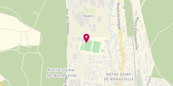 Plan de Bondeville Tennis Club, 4 Rue Victor Hugo, 76960 Notre-Dame-de-Bondeville