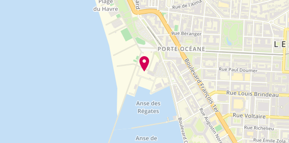 Plan de Ligue de voile de Normandie, Base Nautique Gérard Hardouin
Boulevard Clemenceau, 76600 Le Havre