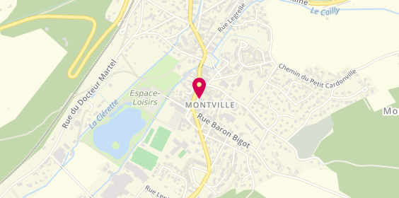 Plan de ACMontville, place du Général Leclerc, 76710 Montville