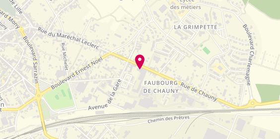 Plan de Judo Club Noyon, 204 Rue de Chauny, 60400 Noyon