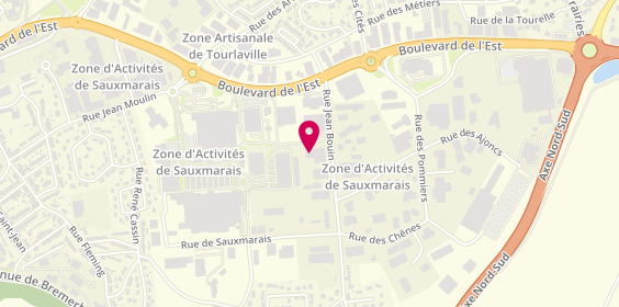 Plan de L' Orange Bleue, 65 Rue des Industries, 50110 Tourlaville