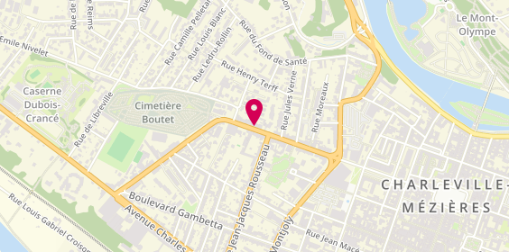 Plan de Comité Départemental du Tennis, 72 Avenue Charles Boutet, 08000 Charleville-Mézières