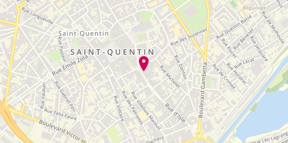 Plan de ZERO26. Coaching Club, 11 Rue d'Isle, 02100 Saint-Quentin
