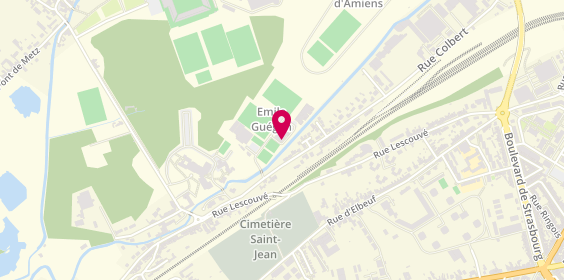 Plan de ASPTT Badminton, 400 Rue Colbert, 80000 Amiens