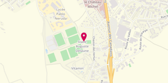Plan de Dieppe Tennis, 186 Impasse Auguste Delaune, 76550 Saint-Aubin-sur-Scie