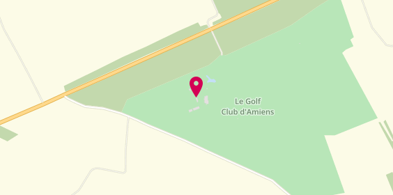 Plan de Golf Club d'Amiens, Route Départementale 929, 80115 Querrieu