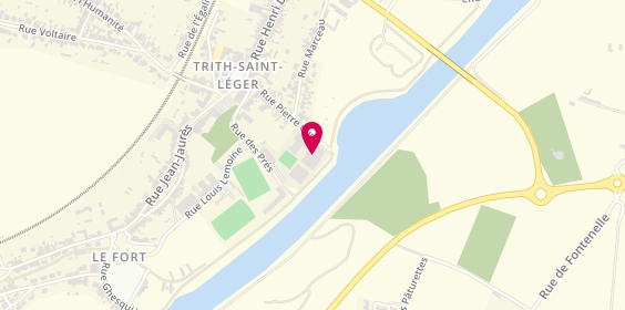 Plan de Tc Trith-Saint-Leger, Rue Pierre Curie, 59125 Trith-Saint-Léger