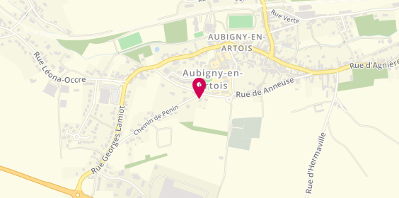 Plan de Salle des Sports du College, Rue Jeu de Pomme, 62690 Aubigny-en-Artois