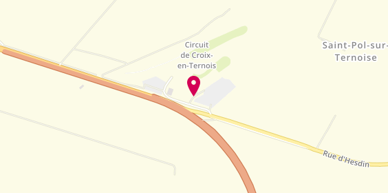 Plan de Circuit de Croix-en-Ternois, Route Nationale 39, 62130 Croix-en-Ternois