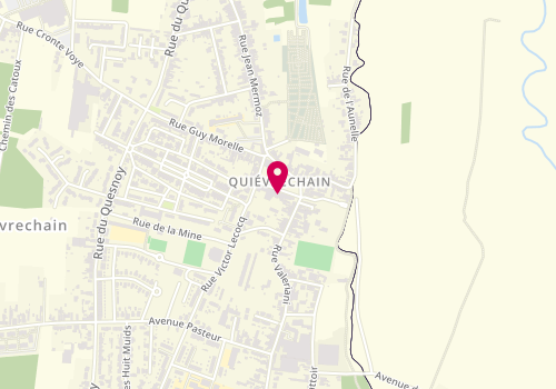 Plan de Mairie de Quievrechain, 1 place Roger Salengro, 59920 Quiévrechain