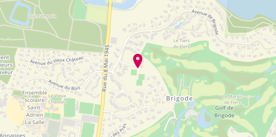 Plan de Cs Brigode-Villeneuve d'Ascq, 279 avenue de Brigode, 59650 Villeneuve-d'Ascq