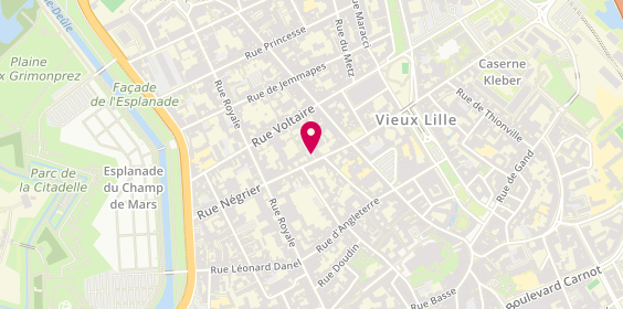 Plan de U.G.S.E.L Nord Lille, 16 Rue Négrier, 59800 Lille