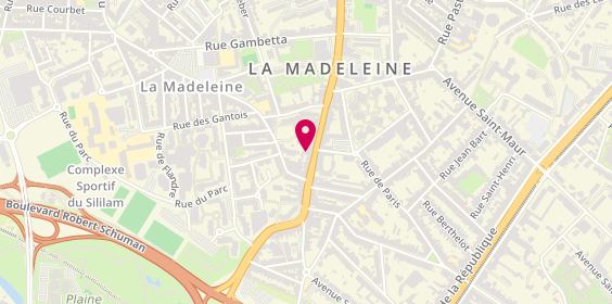 Plan de Studio Fit, 113 Rue du Général de Gaulle, 59110 La Madeleine